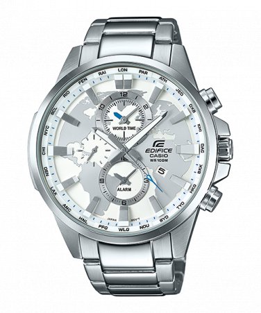 Casio Edifice EFR-303D-7A Chronograph Stainless Steel Quartz Color White