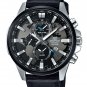 Casio Edifice EFR-303L-1AV Chronograph Stainless Steel Quartz Leather Strap