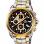 Casio Edifice EF-524SG-1AV Chronograph Stainless Steel Size 43mm Color Black