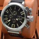 Men Watch U-Boat 1001 Silver Bezel Stainless Steel Case Size 50mm