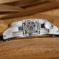 Men Watch U-BOAT Chronograph Silver Bezel Stainless Steel Case Leather Strap