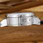 Men Watch U-BOAT Chronograph Silver Bezel Stainless Steel Case Leather Strap
