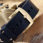 Men Watch U-BOAT Chronograph Stainless Steel Case 50mm Leather Strap