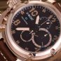 Men Watch U-Boat Italo Fontana Chronograph Stainless Steel Leather Strap