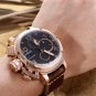 Men Watch U-Boat Italo Fontana Chronograph Stainless Steel Leather Strap