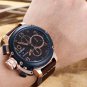 Men Watch U-BOAT  U46 Italo Fontana Chronograph Stainless Steel Case Black Bezel
