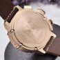 Men Watch U-Boat Italo Fontana Chronograph Size 50mm Bezel Gold Tone