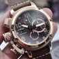 Men Watch U-Boat Italo Fontana Chronograph Size 50mm Bezel Gold Tone