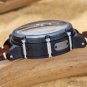 Men Watch U-BOAT Chronograph Stainless Steel Case 50mm Brown Leather Strap