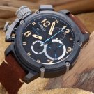 Men Watch U-BOAT Italo Fontana Chronograph Bezel Black Color Size 50mm