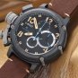 Men Watch U-BOAT Italo Fontana Chronograph Bezel Black Color Size 50mm