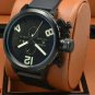 Men Watch U-Boat Chronograph 50mm Stainless Steel Case Rubber Strap