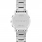 Women Watch Burberry BU9750 Chronograph Stainless Steel Size 38mm Color Silver