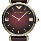 Women Watch Emporio Armani AR1757 Stainless Steel Size 32mm Color Purple