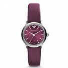 Women Watch Emporio Armani AR1805 Stainless Steel Size 28mm Color Plum