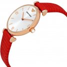 Women Watch Emporio Armani AR1876 Stainless Steel Size 32mm Leather Strap