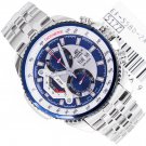 Casio Edifice EF-558D-2AV Chronograph Stainless Steel Size 50mm Date Day Display