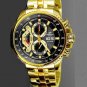 Casio Edifice EF-558FG-1AV Chronograph Stainless Steel Strap Gold Tone Dial Color Black