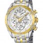 Festina  F16655/1 Men Watch Cheonograph Stainless Steel Dial Color White