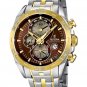Festina  F16655/4 Men Watch Cheonograph Stainless Steel Dial Color maroon