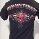 Harley Davidson T Shirt Men's Small  Short Sleeve DOWNTOWN Seattle Black