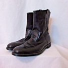 Mason Men's Boots Western Size 11B Black  Leather  Cowboy Or Motorcycle