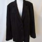 Lane Bryant Pinstriped Blazer Women's 24 Single Breasted 2 Button Jacket NEW