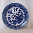 Blue Willow Dinner Plate 9 1/4"  Made in Japan Vintage