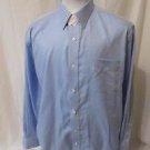 Ralph Lauren Men's Shirt Size 171/2 34-35 Long Sleeve Button Down Pocket Blue