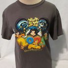Disney World T Shirt Women's Small Short sleeve Dark Gray "Where the Party..."