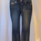 Seven7 Jeans Women's 8 Distressed Stitched Pockets Low Rise Denim Pants