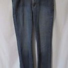 Chico's Platinum Jeans Women's 1 (Regular Sizing 8) Stretch Denim Embroidered