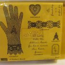 2003 Stampin Up A MOTHER'S HAND Retired Set Of 7 Wood Mount Stamps New Unmounted