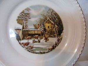 CURRIER & IVES PLATE \ CURRIER & IVES PLATE \