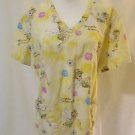Disney Tinkerbell Scrub Medium Color Yellow