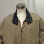 Member's Only Jacket Men's Large Plaid Lined on Front Beige Embroidered MO