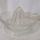 Vintage Glass Reamer Juicer 1950's Large Handled Juicer