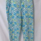 Talbots Petites Crop Pants Women's 12 Bright Colors Stretch Fabric Flat Front