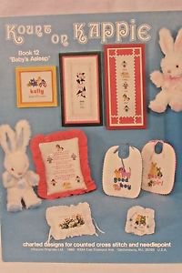 Counted Cross Stitch Patterns Booklet Baby Asleep  Count On Kappie Retired 1980