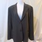 Talbots Womens Size 16 Green Blazer Two Button Front