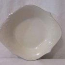 Lenox Handled Bowl Dish Cream/ Silver Trim Relish Serving Bowl