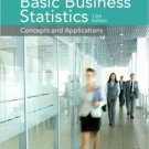 Basic Business Statistics Concept and Application 13th Edition