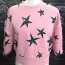 Etre Cecile pink with black stars women top