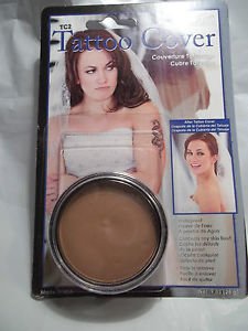 Mehron Tattoo Cover TC 2 Light Medium Professional Makeup Flaw Concealer