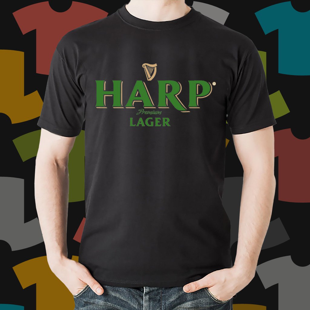 harp lager t shirt