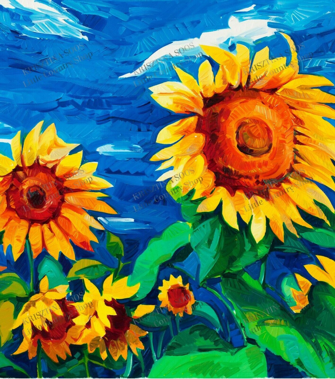 Kitchen Dishwasher Beautiful Bright Sunflowers