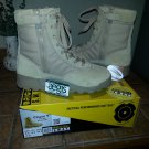 Original SWAT Classic 9inch Tactical Boots Tan with Side Zipper Mens Size 9.5 fits like size 10