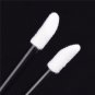 100 Pieces Disposable Lip Brushes Lipstick Gloss Wands Applicator Makeup Tool Kits Black