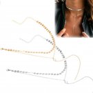 New Fashion Women Simple Multilayer Sequins Clavicle Chain necklace Individuality Crystal Tassel New Fashion Women Simple Multilayer Sequins Clavicle Chain necklace Individuality Crystal Tassel