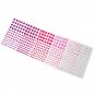 3 Size 12 Sheets Multicolor Self-Adhesive Rhinestone Sticker Sheet